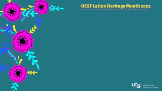 MRC Latinx Heritage Month Zoom Background