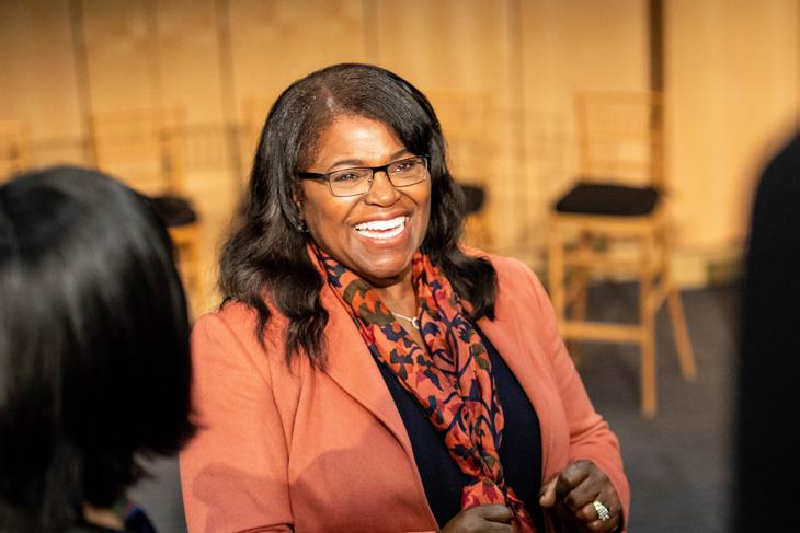 Renée Navarro, PharmD, MD, Vice Chancellor, UCSF Office of Diversity and Outreach at the 12th Annual Chancellor's Leadership Forum on Diversity & Inclusion.