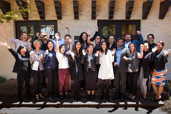 The Spring 2018 DICP cohort alumni gather for the session's graduation celebration.