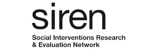 Social Interventions and Research Evaluation Network (SIREN) logo