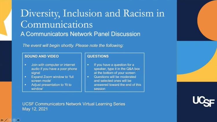Diversity, inclusion and Racism in Communications - A Communications Network Panel Discussion